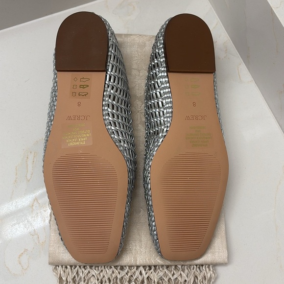 NWOT JCREW Quinn woven flats size 8 - Picture 3 of 5